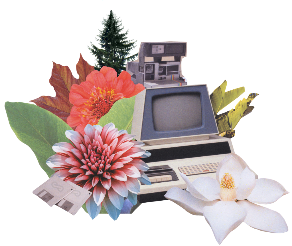 environmental themed collage